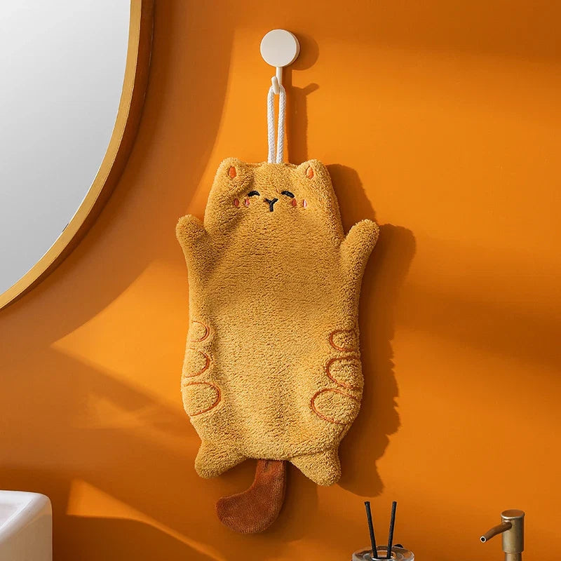 Coral Fleece Kitchen Hand Towel
