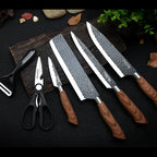 Juego de Cuchillos de Cocina de Acero Inoxidable de 6 Piezas