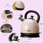 Electric Kettle - Stainless Steel with Auto Shut-Off