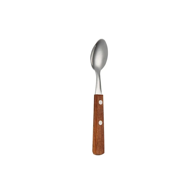 Juego de cubiertos de acero inoxidable – Tenedor, cuchara, cuchillo, palillos chinos