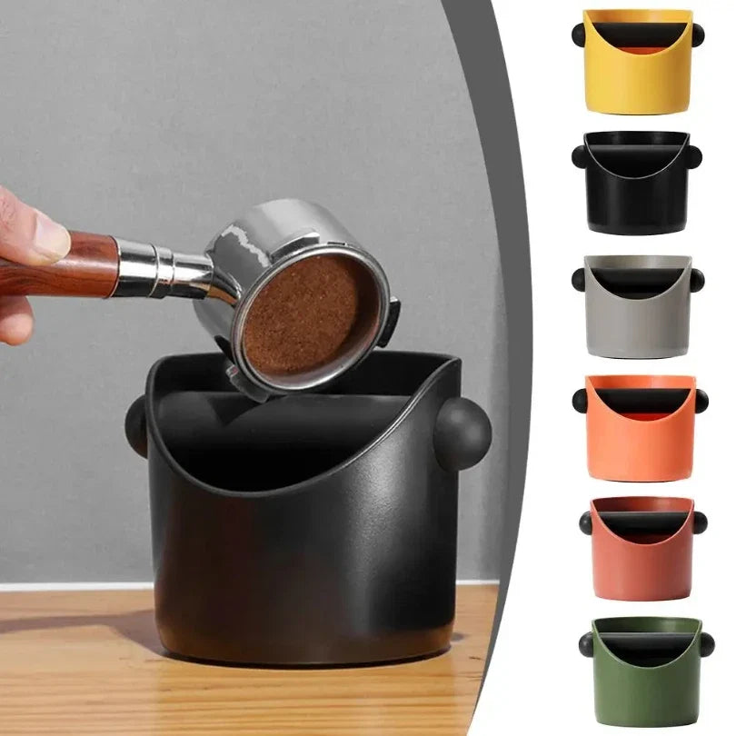 Coffee Knock Box with Grounds Container