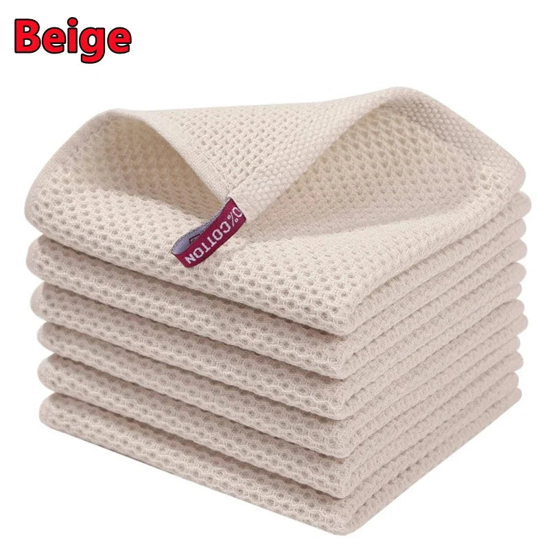 Paños de Cocina de Algodón con Tejido Waffle