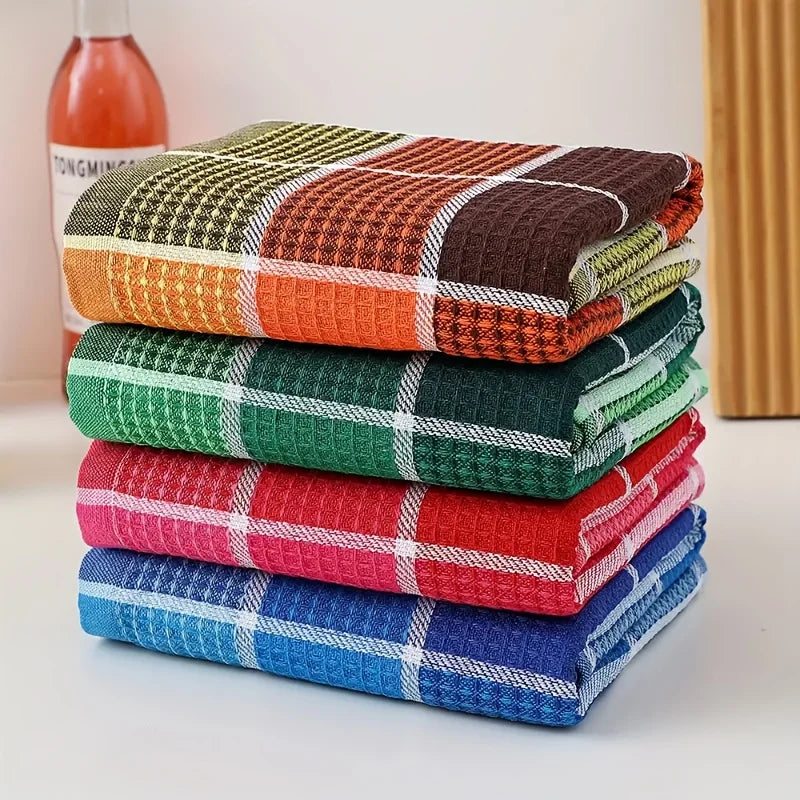 Paños de Cocina a Cuadros - Pack de 3 (38×65 cm)