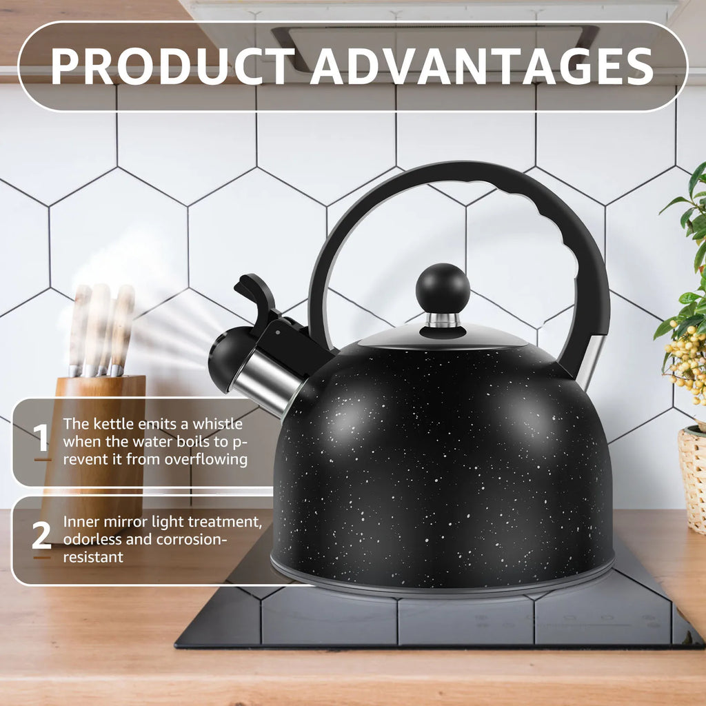 Stainless Steel Whistling Stovetop Kettle