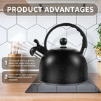Stainless Steel Whistling Stovetop Kettle