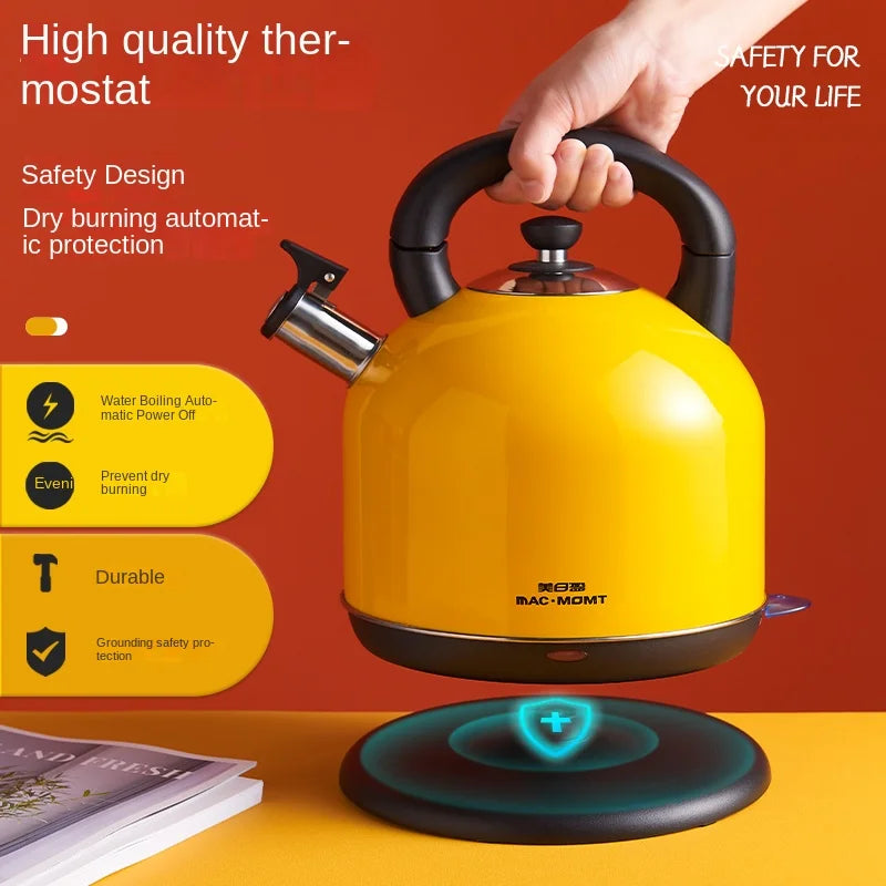 Hervidor eléctrico - Acero inoxidable con apagado automático