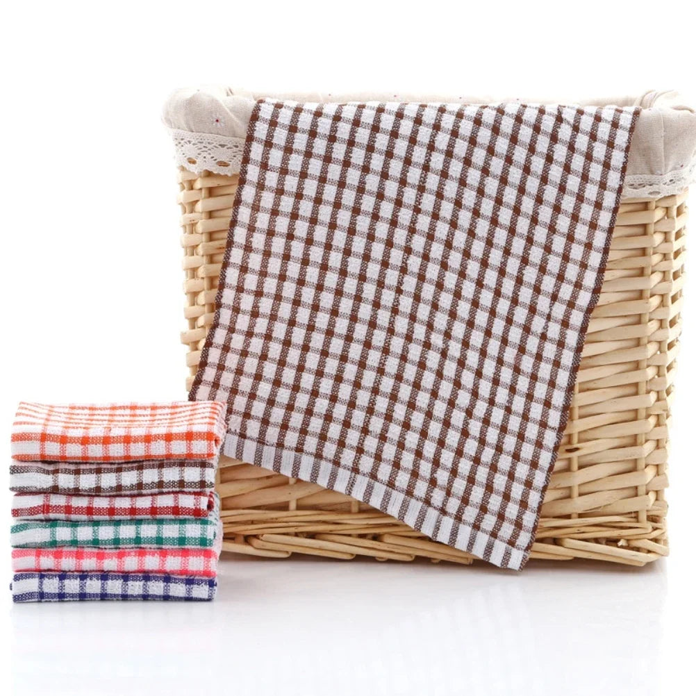 Cotton Kitchen Tea Towels – Set of 6