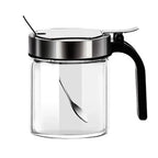 300ml Glass Seasoning Jar with Lid and Spoon