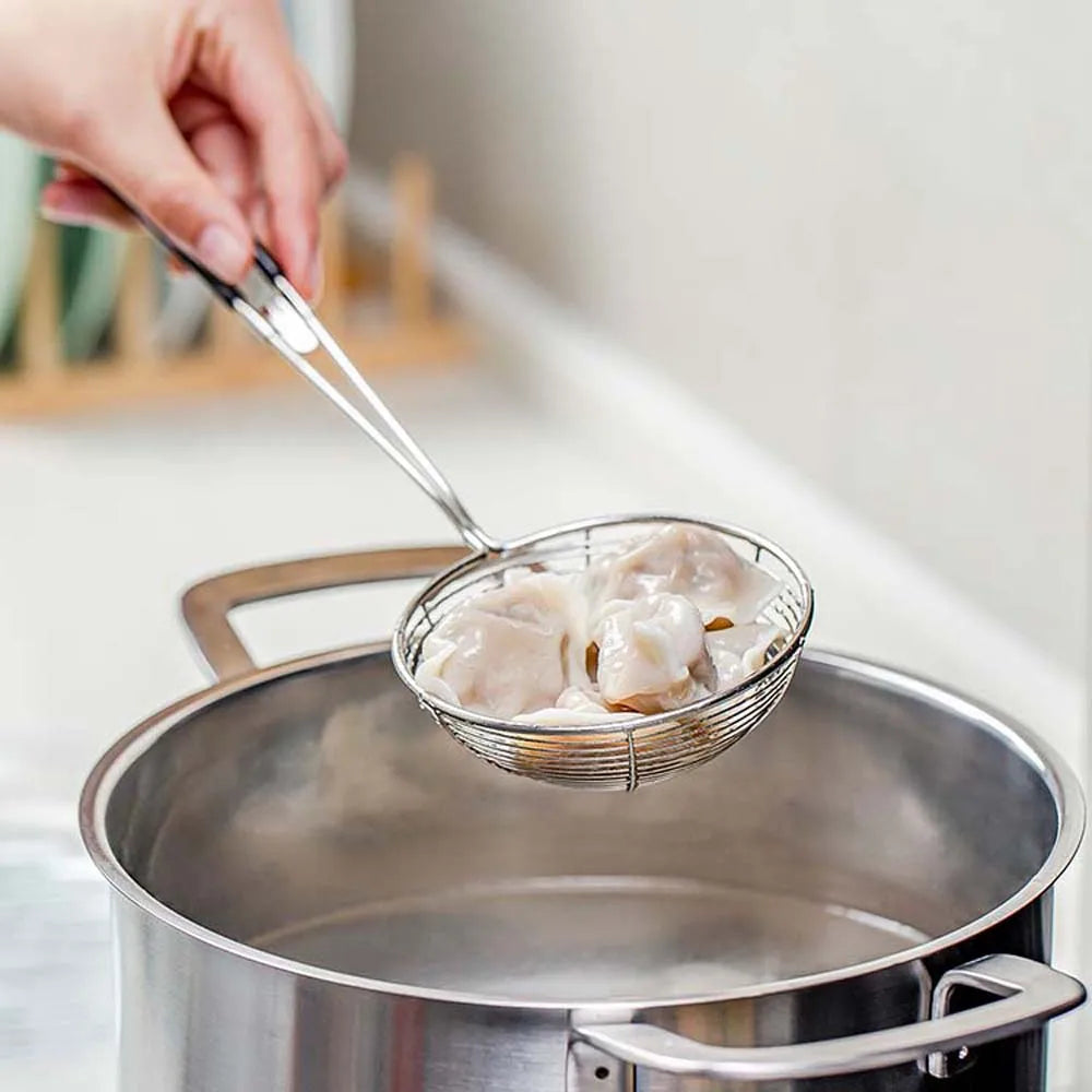 Stainless Steel Skimmer Spoon with Long Handle