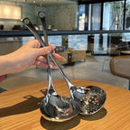 Stainless Steel Soup Ladle & Colander Spoon with Long Handle