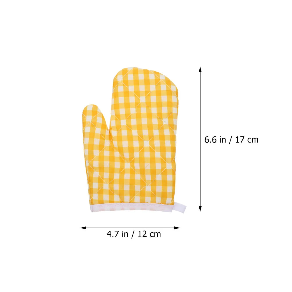 Manoplas de horno de algodón - Guantes de cocina resistentes al calor