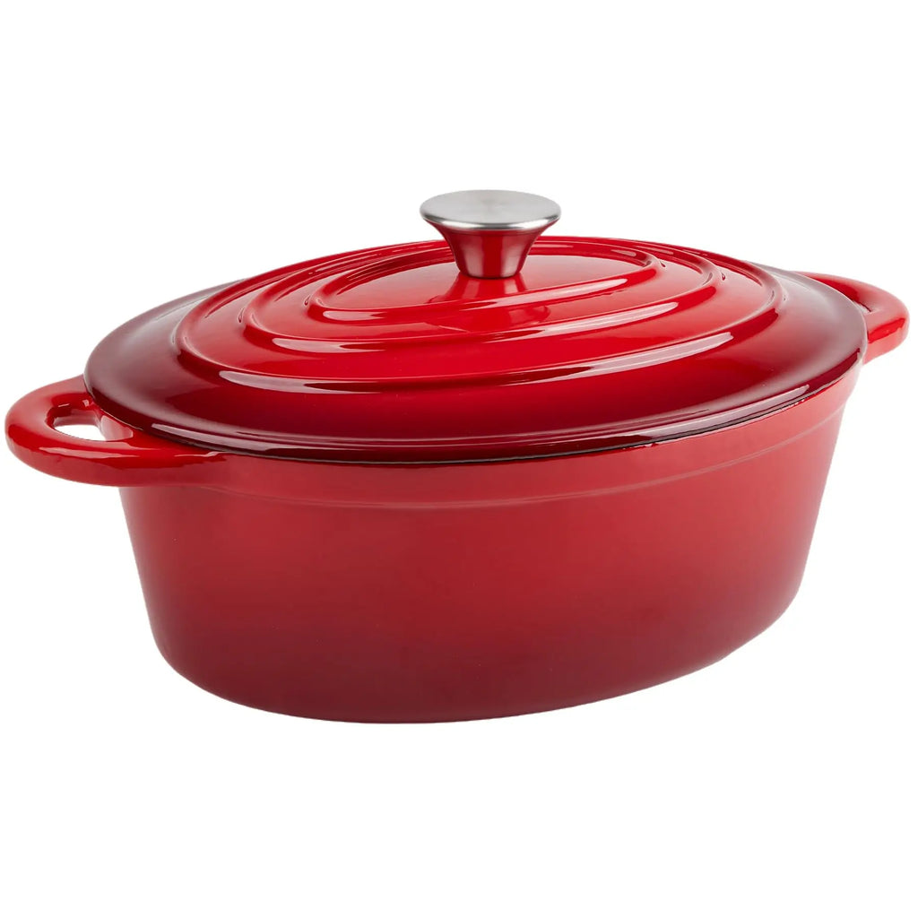 Enameled Cast Iron Dutch Oven with Lid – 33cm