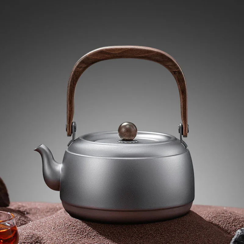 Pure Titanium Kettle with Anti-Scald Handle