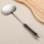 Stainless Steel Wok Spatula with Wooden Handle