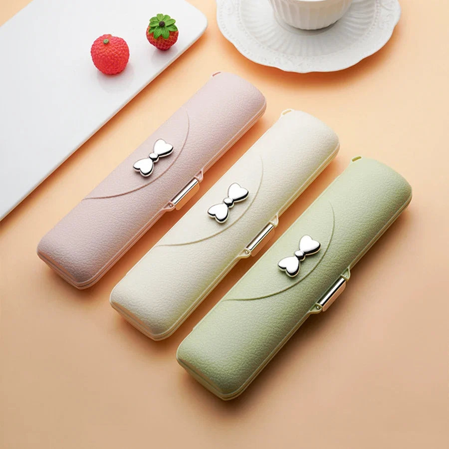 Stainless Steel Portable Tableware Set with Knife, Fork and Spoon and Storage Case