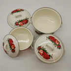 Juego de utensilios de cocina esmaltados Fresa (3 piezas)