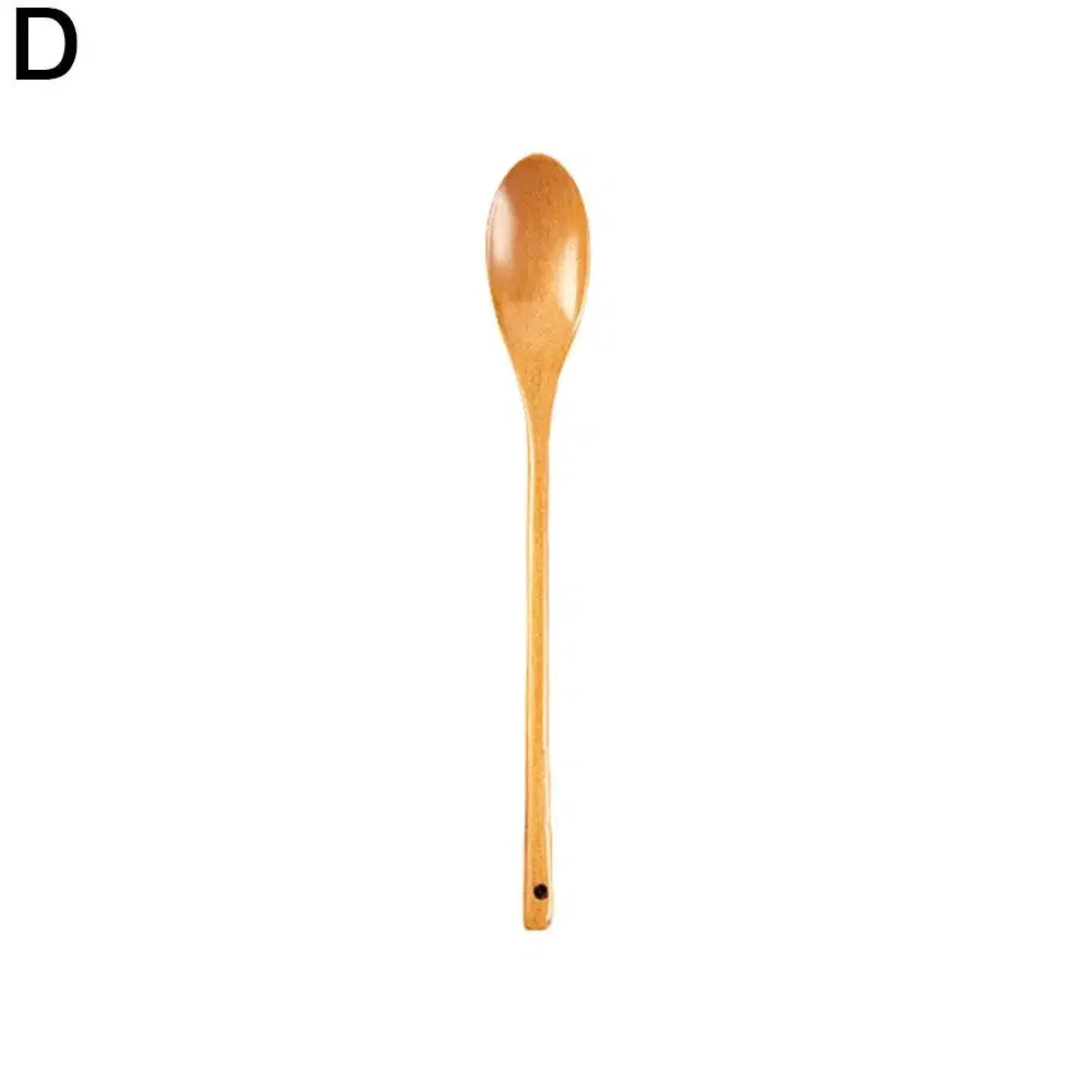 Wooden Serving Spoon with Long Handle
