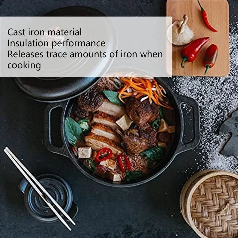 Cast Iron Dutch Oven with Lid