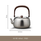 Pure Titanium Kettle with Anti-Scald Handle