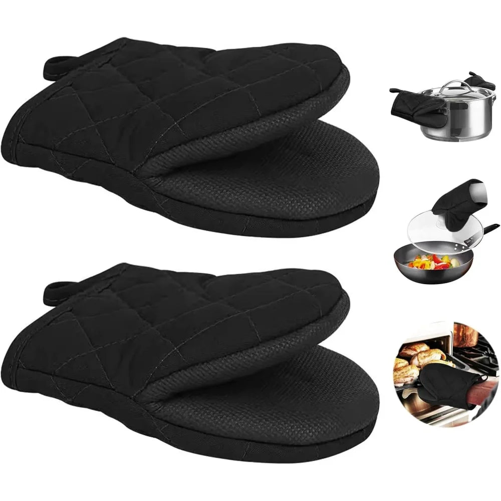 Guantes de horno con agarre de silicona