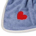 Embroidered Coral Fleece Hand Towel