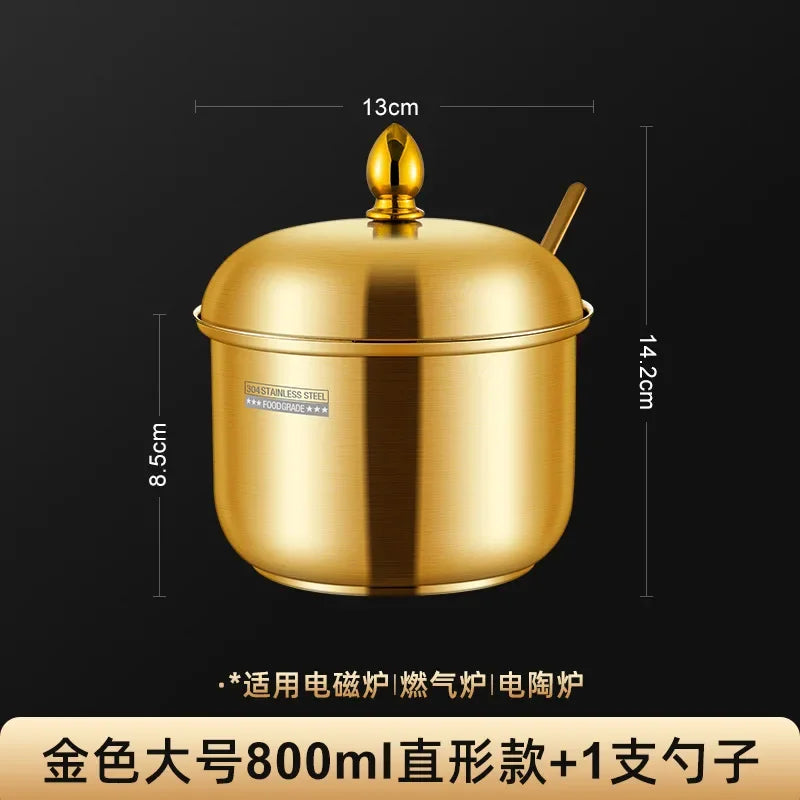Stainless Steel Seasoning Jar with Lid