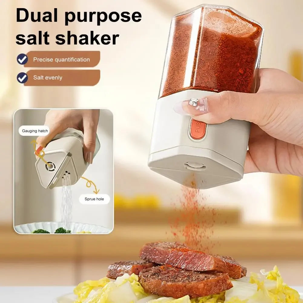Salero y pimentero de precisión – Tarro de cristal de 240 ml