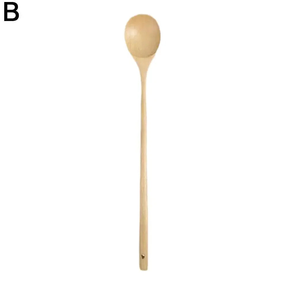 Wooden Serving Spoon with Long Handle