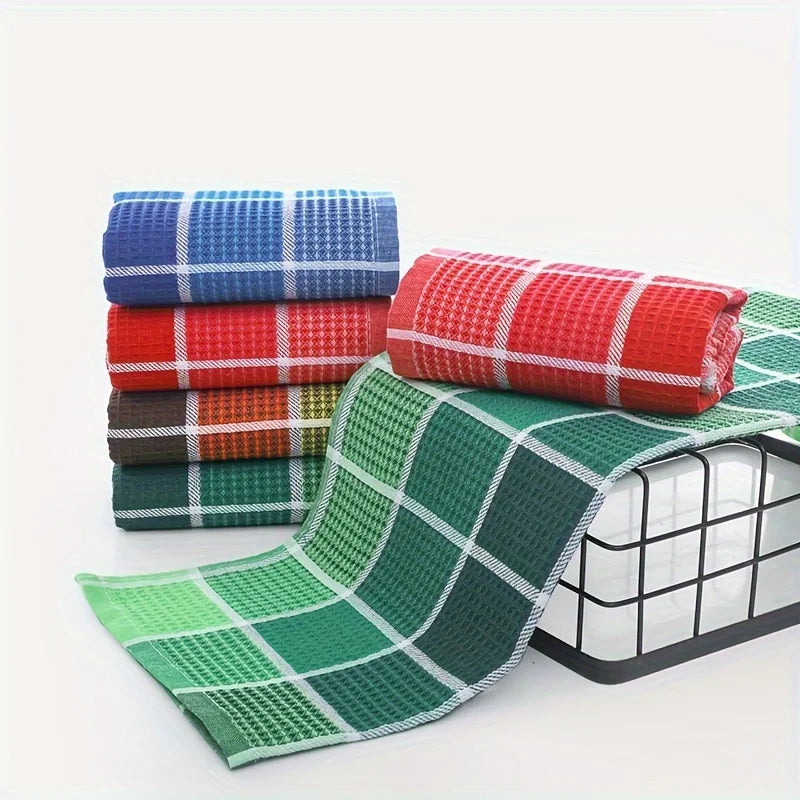 Paños de Cocina a Cuadros - Pack de 3 (38×65 cm)