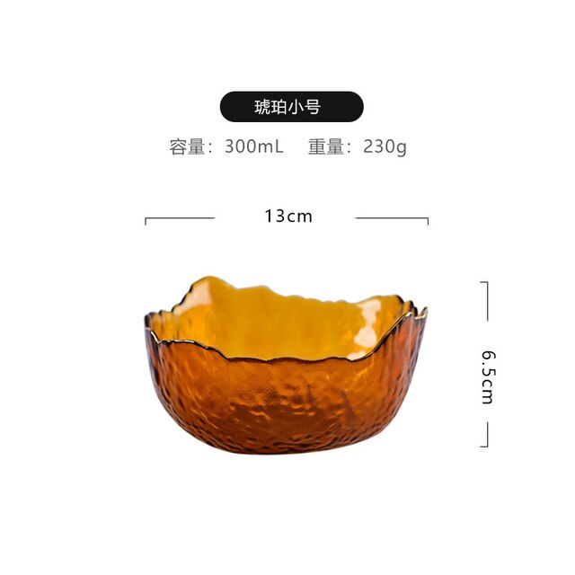 Juego de cuencos de cristal para ensalada – Cuencos transparentes para fruta y postre