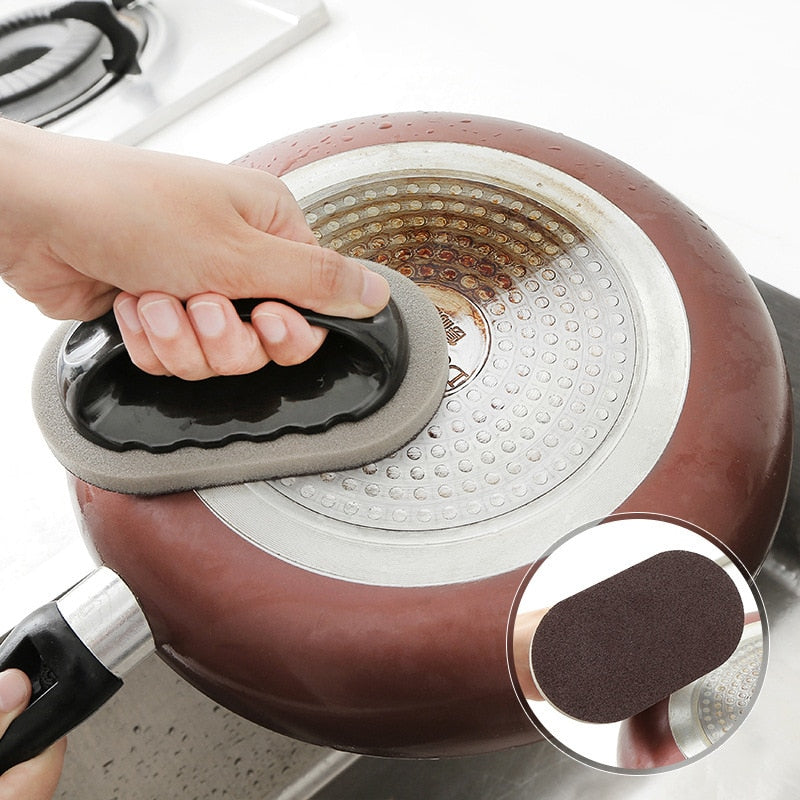 Cepillo de limpieza de esponja para cocina y baño